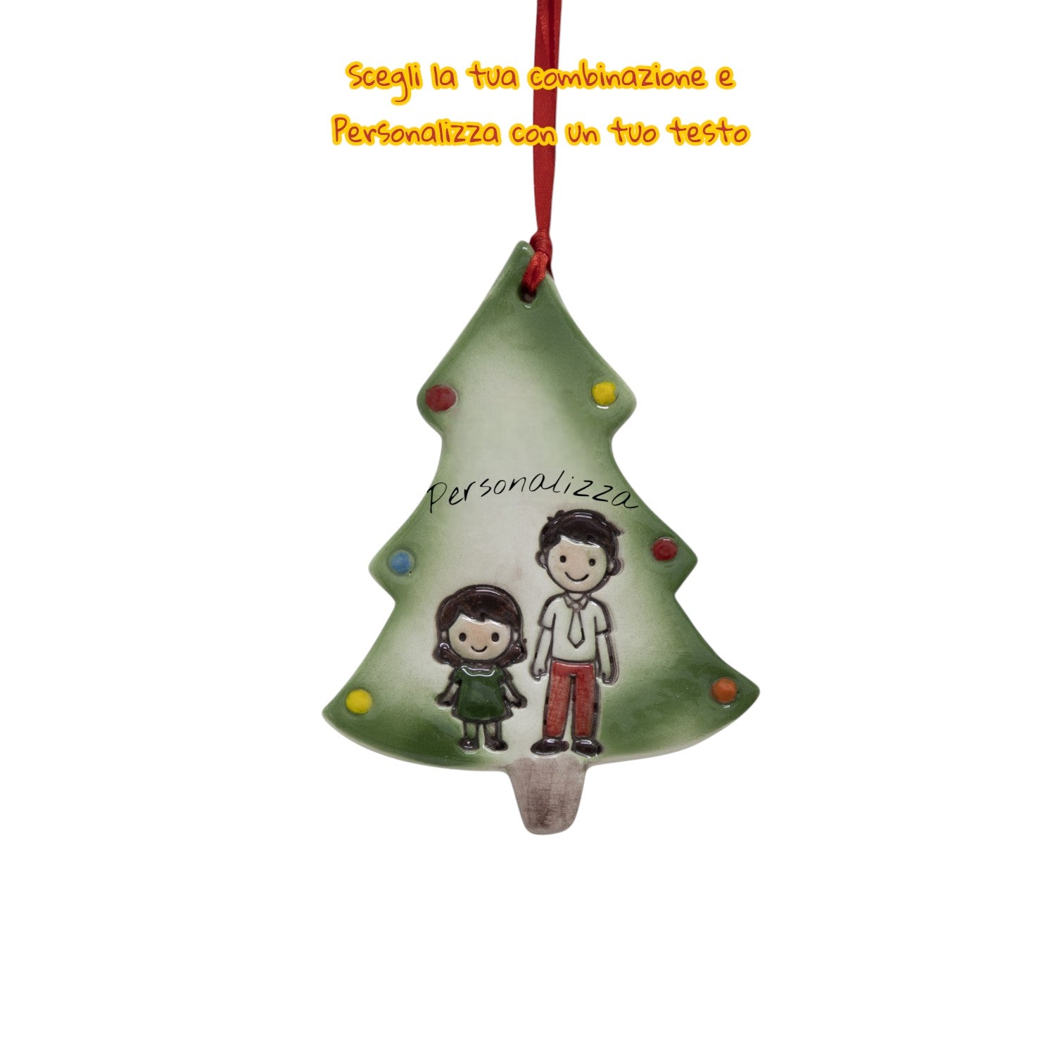 Albero Appendino con omini - Siniscalchi Ceramics