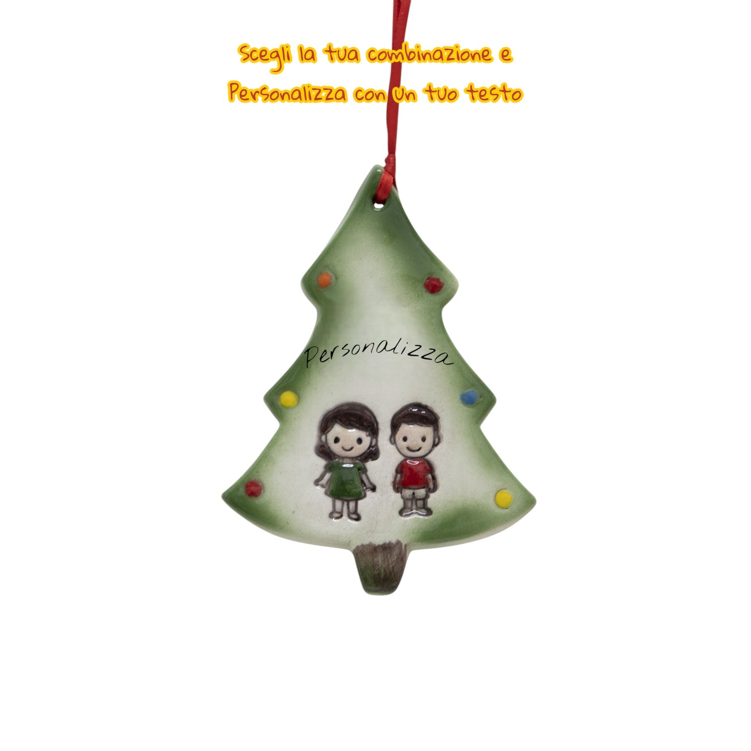 Albero Appendino con omini - Siniscalchi Ceramics