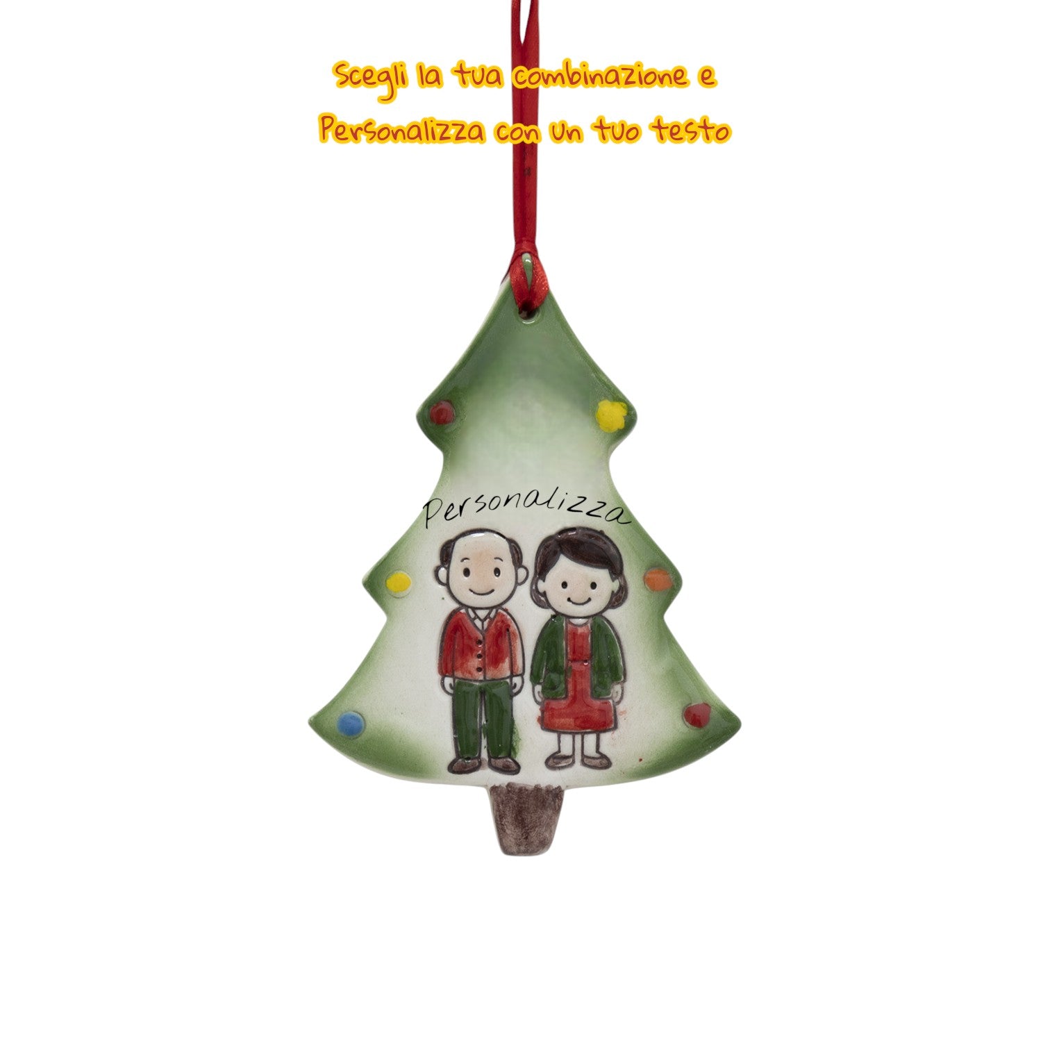 Albero Appendino con omini - Siniscalchi Ceramics