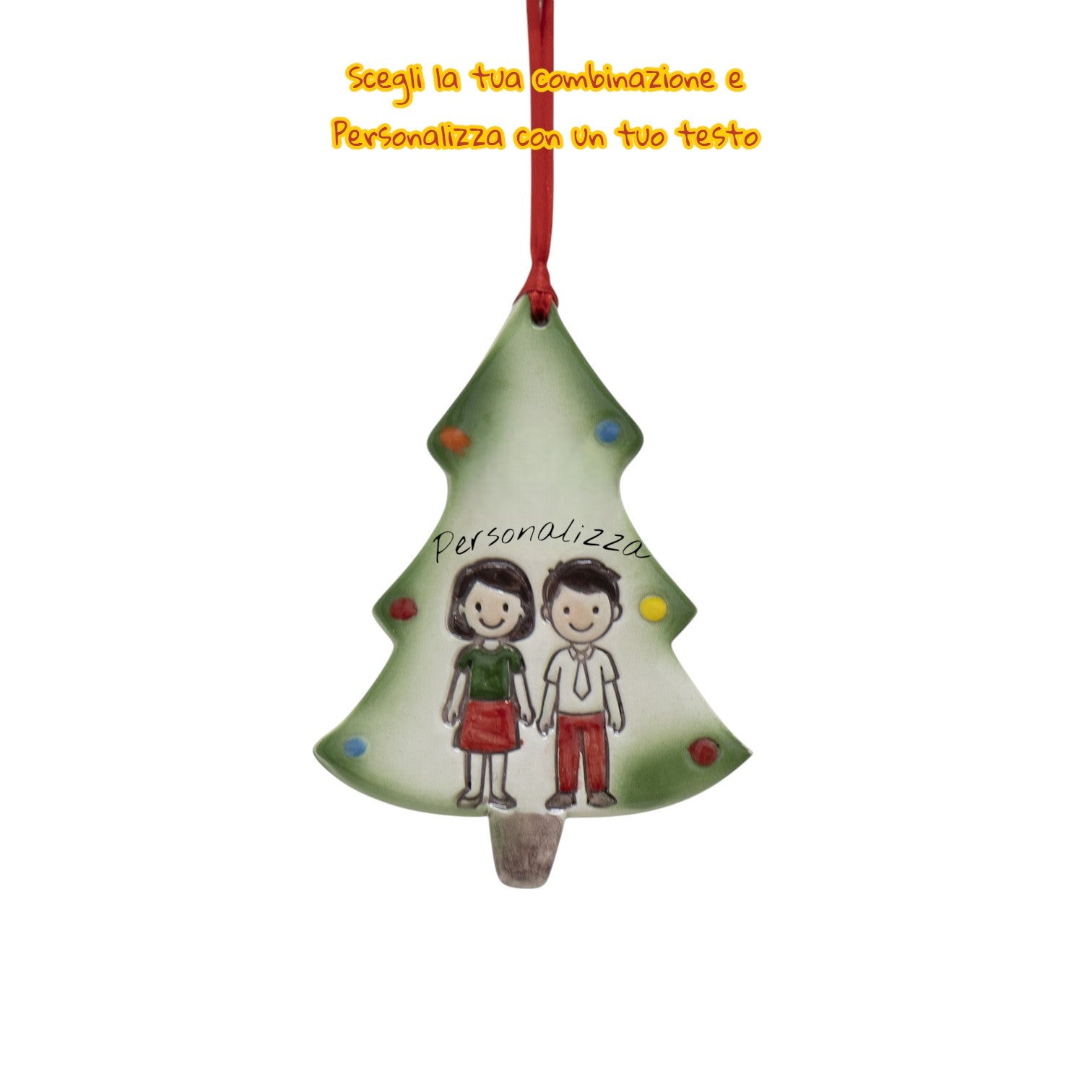 Albero Appendino con omini - Siniscalchi Ceramics