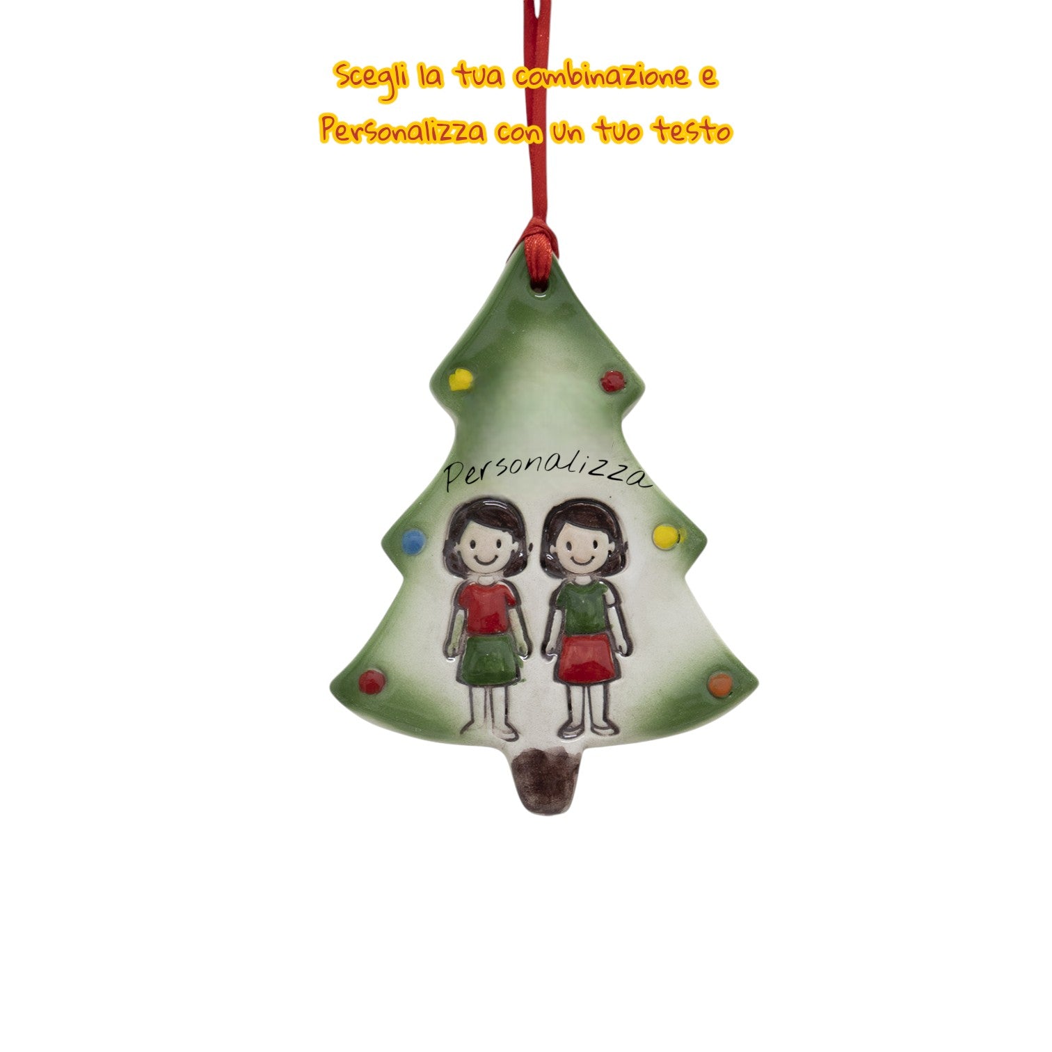 Albero Appendino con omini - Siniscalchi Ceramics