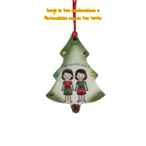Albero Appendino con omini - Siniscalchi Ceramics