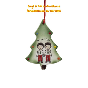 Albero Appendino con omini - Siniscalchi Ceramics