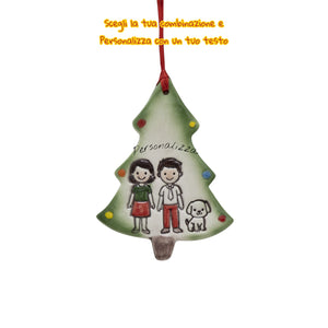 Albero Appendino con omini - Siniscalchi Ceramics