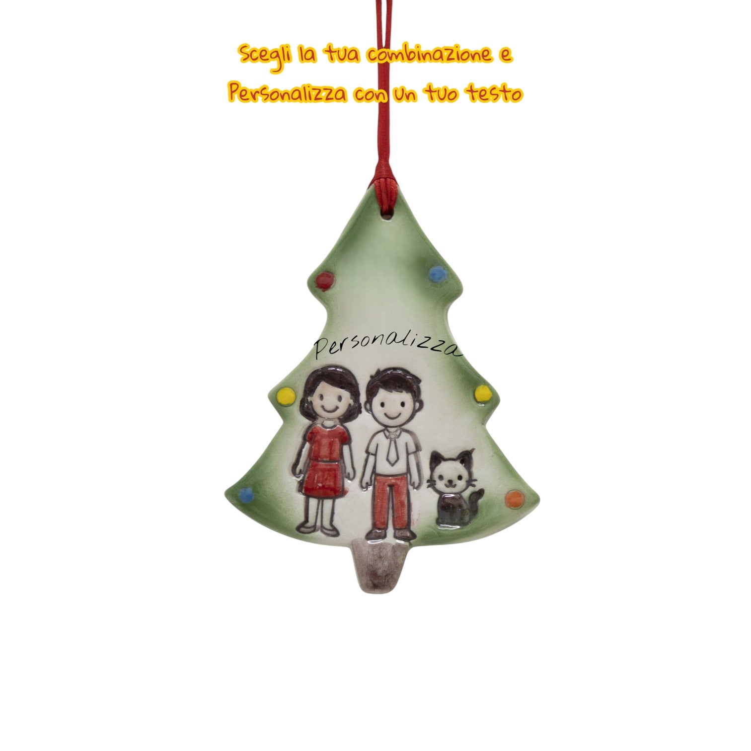 Albero Appendino con omini - Siniscalchi Ceramics