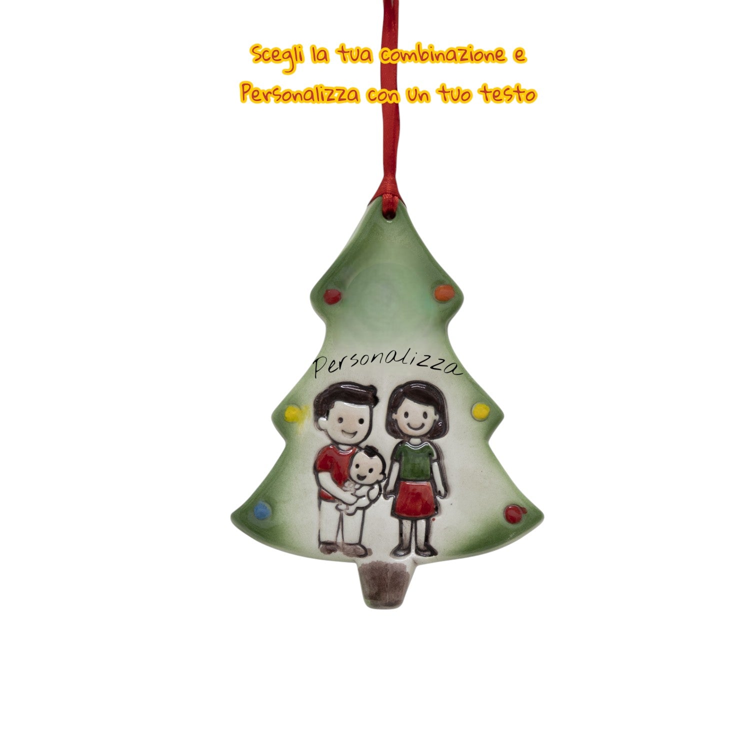 Albero Appendino con omini - Siniscalchi Ceramics