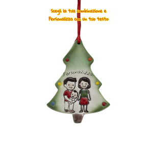 Albero Appendino con omini - Siniscalchi Ceramics