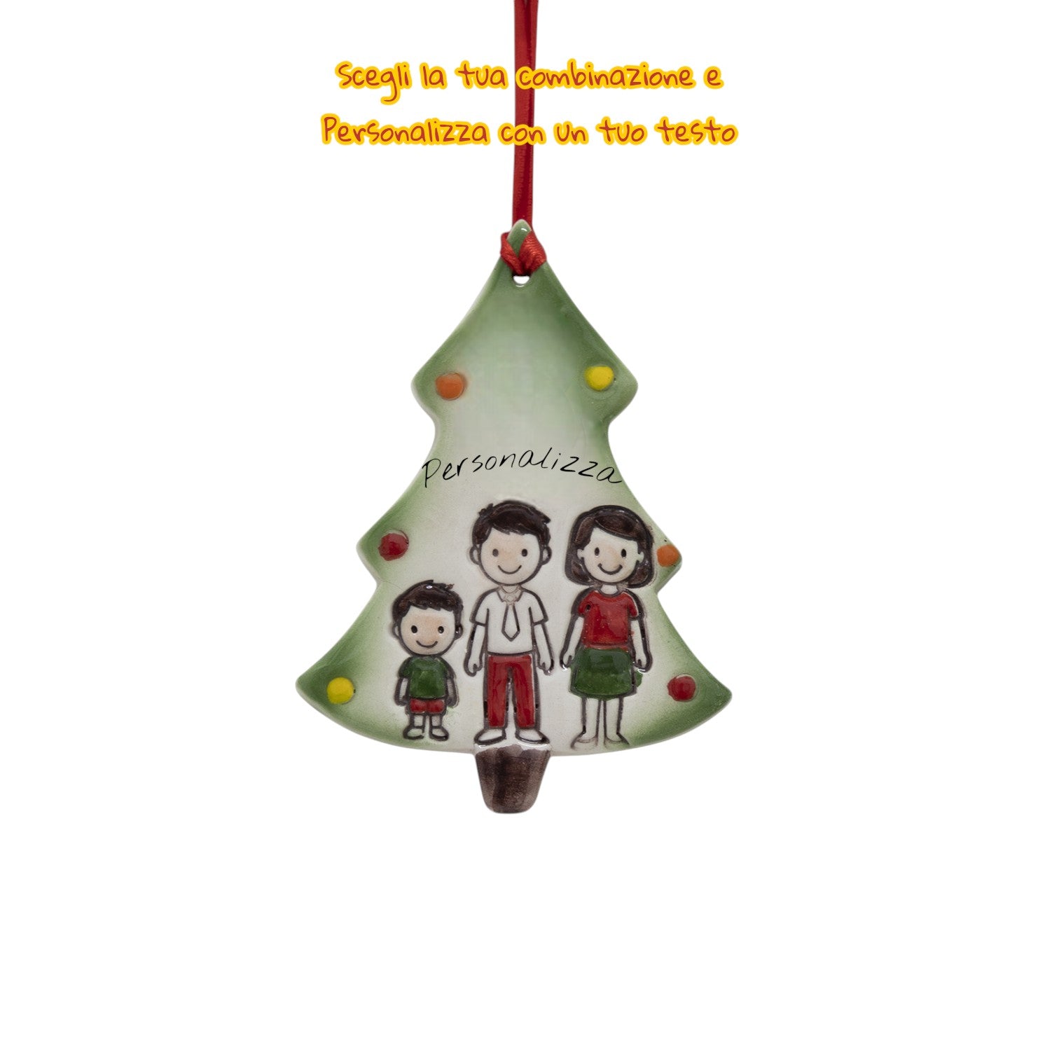 Albero Appendino con omini - Siniscalchi Ceramics