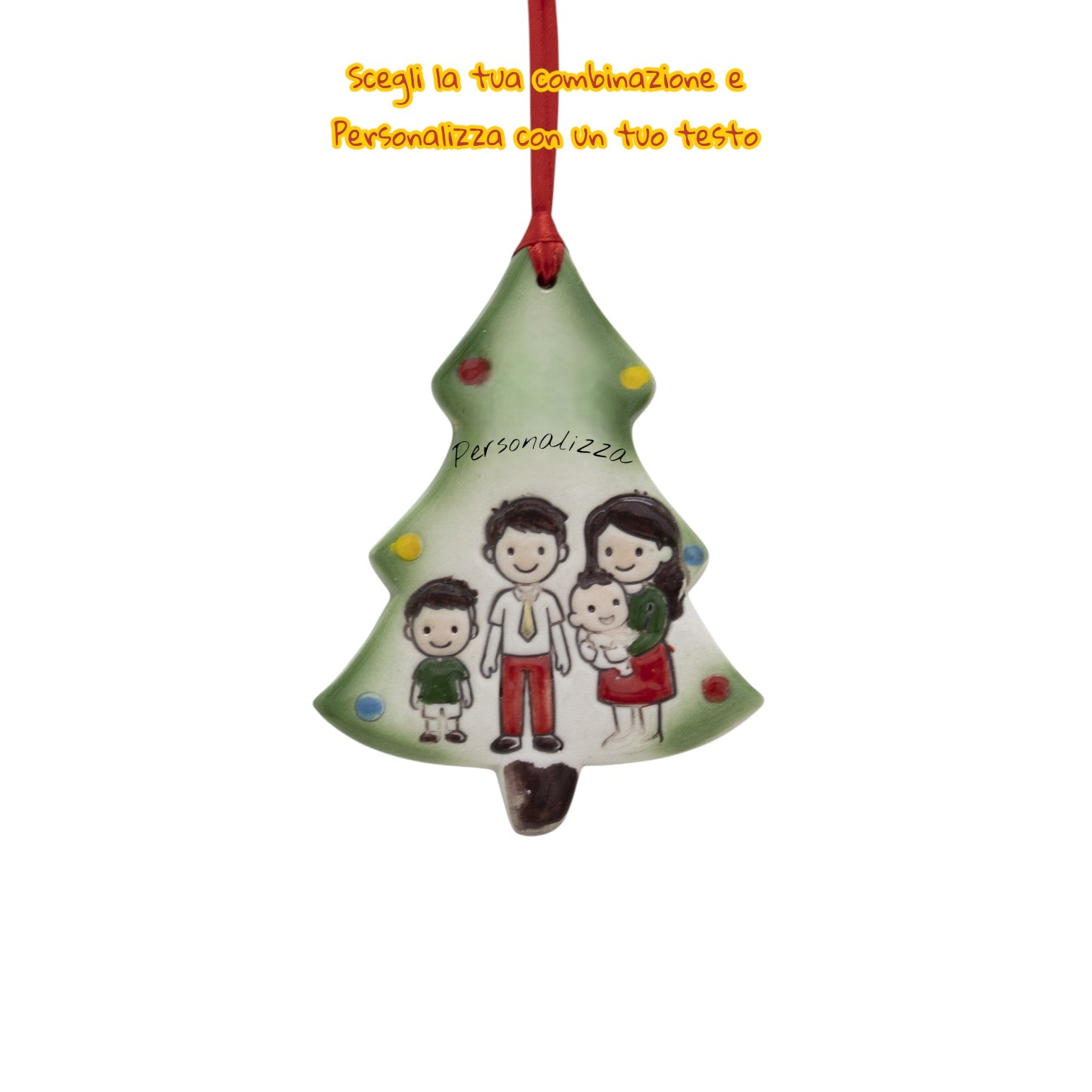 Albero Appendino con omini - Siniscalchi Ceramics