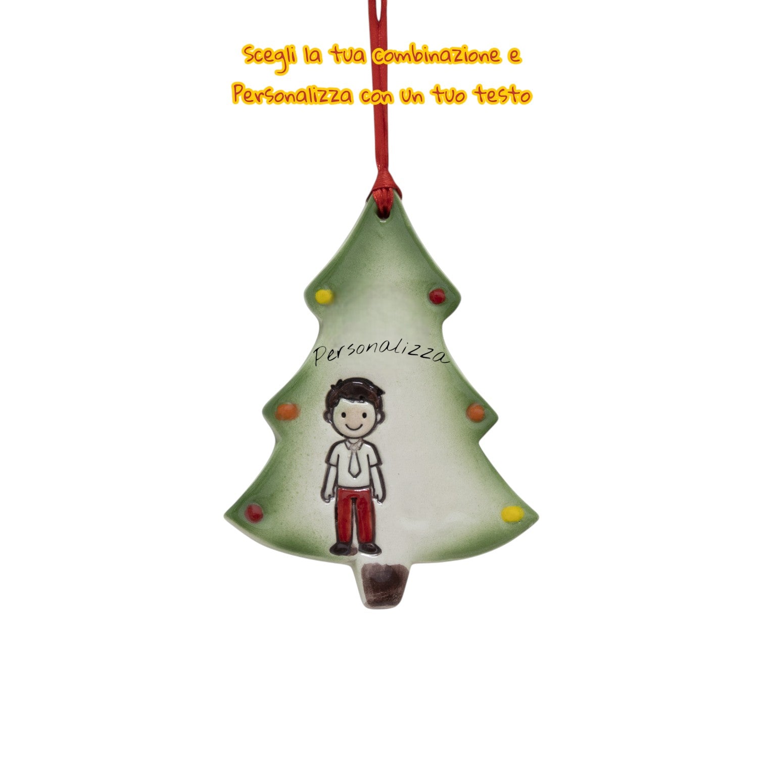 Albero Appendino con omini - Siniscalchi Ceramics