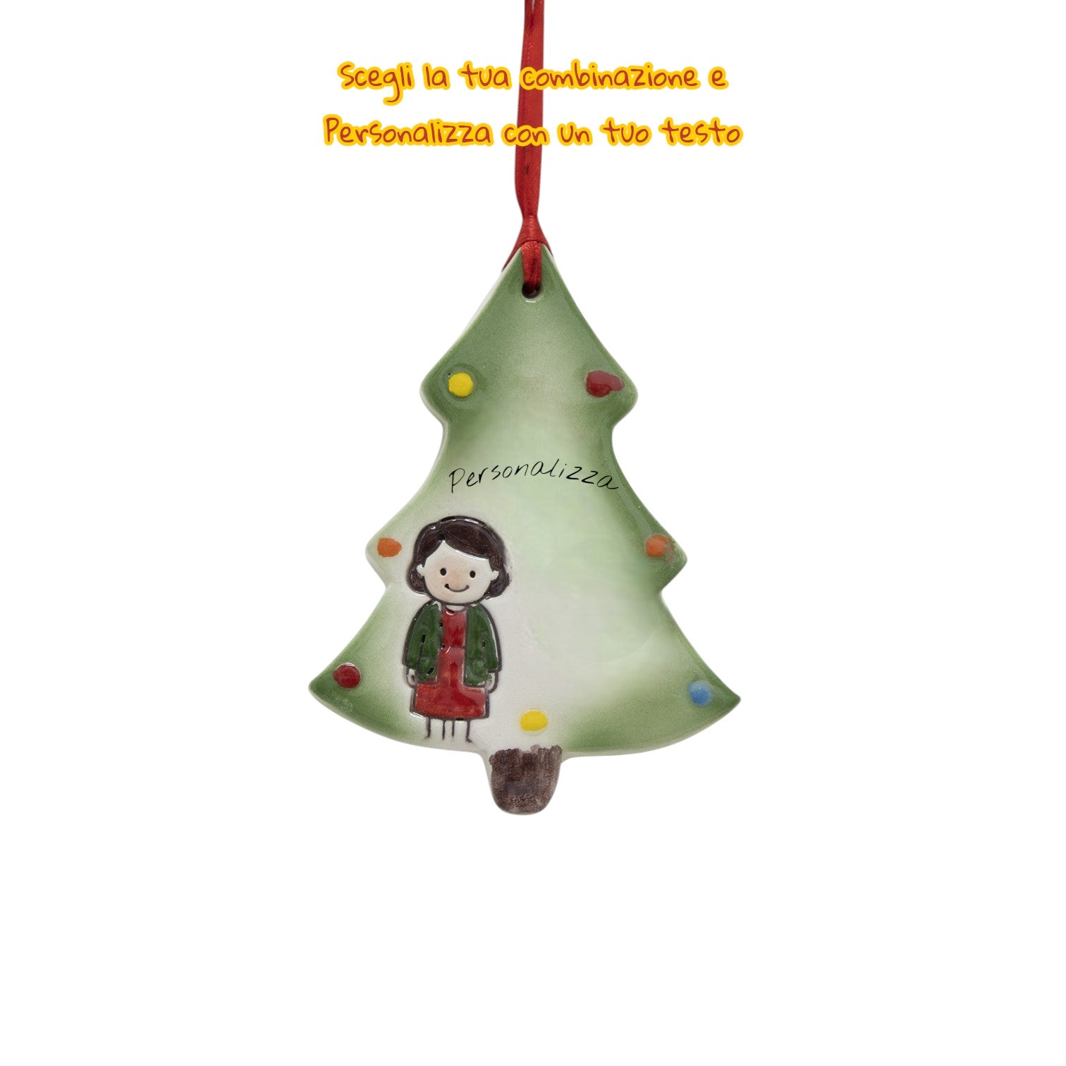 Albero Appendino con omini - Siniscalchi Ceramics