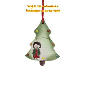 Albero Appendino con omini - Siniscalchi Ceramics