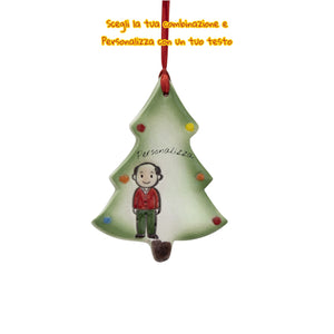 Albero Appendino con omini - Siniscalchi Ceramics