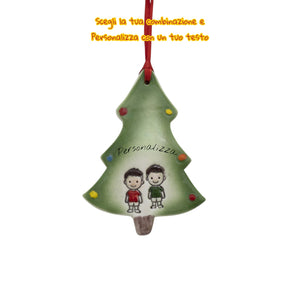 Albero Appendino con omini - Siniscalchi Ceramics