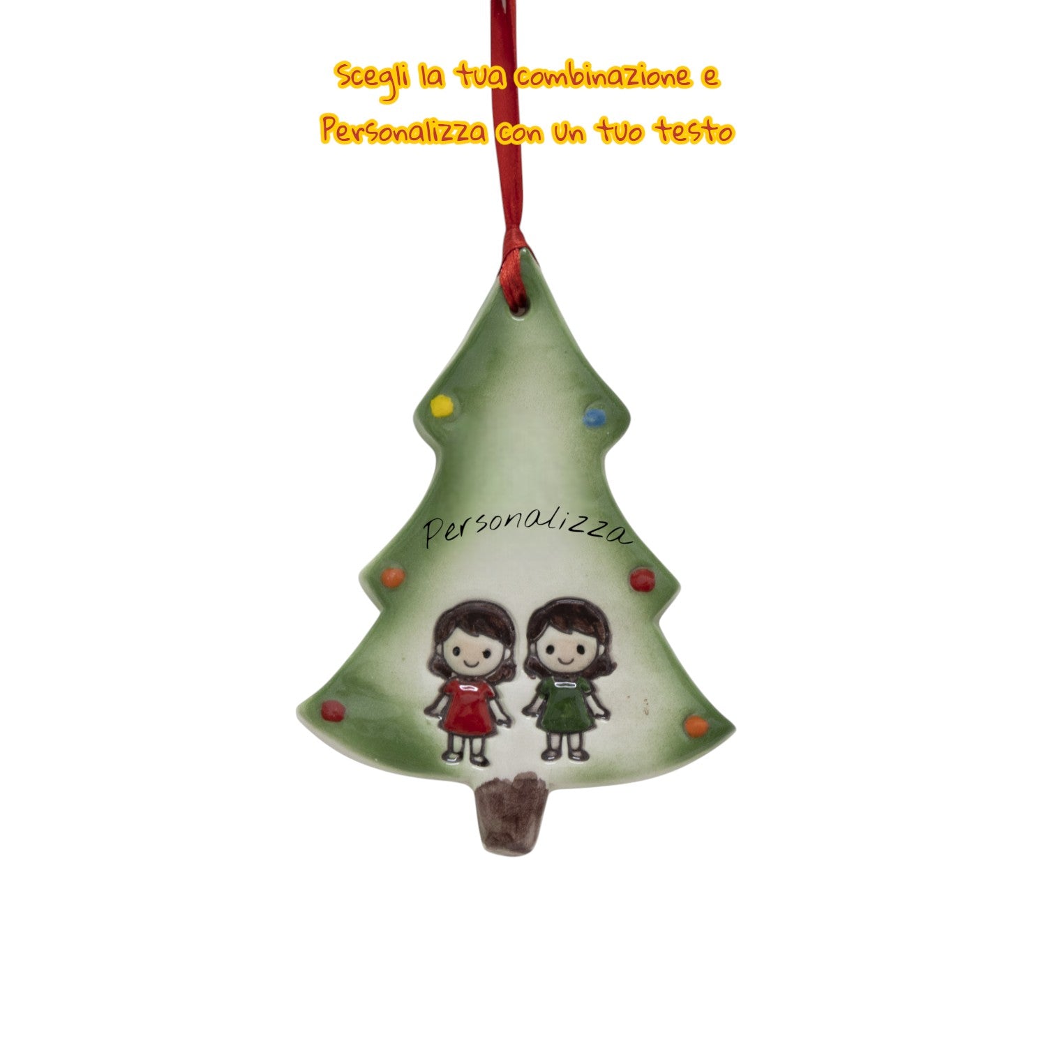 Albero Appendino con omini - Siniscalchi Ceramics