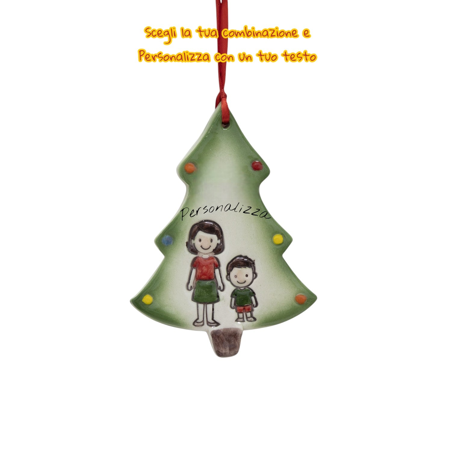 Albero Appendino con omini - Siniscalchi Ceramics