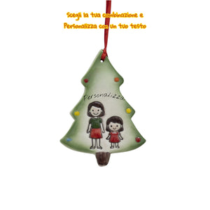 Albero Appendino con omini - Siniscalchi Ceramics