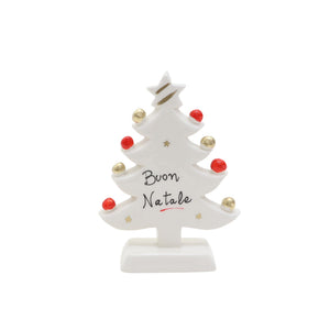 Albero di Natale Bianco 18cm - Siniscalchi Ceramics