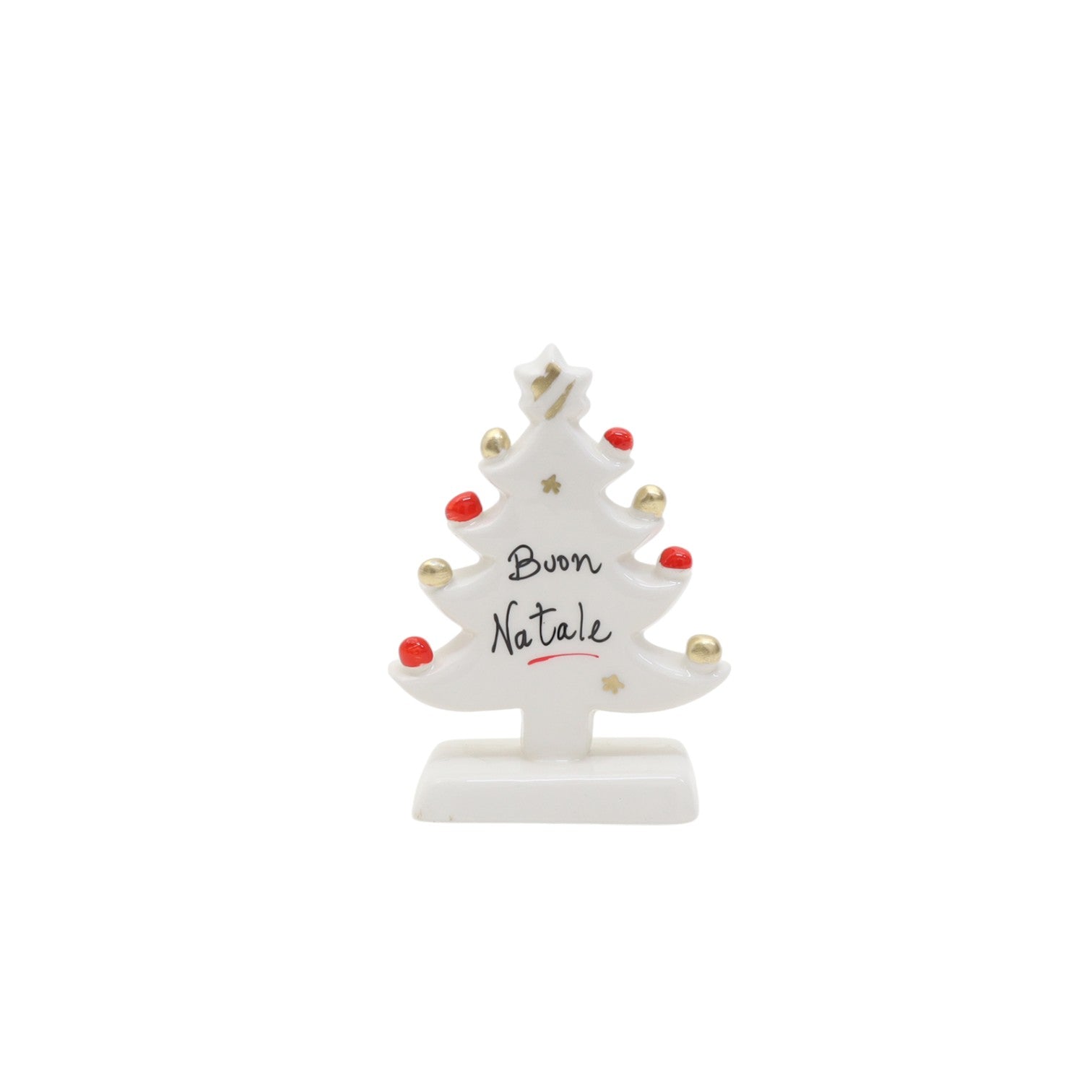 Albero di Natale Bianco 12cm - Siniscalchi Ceramics