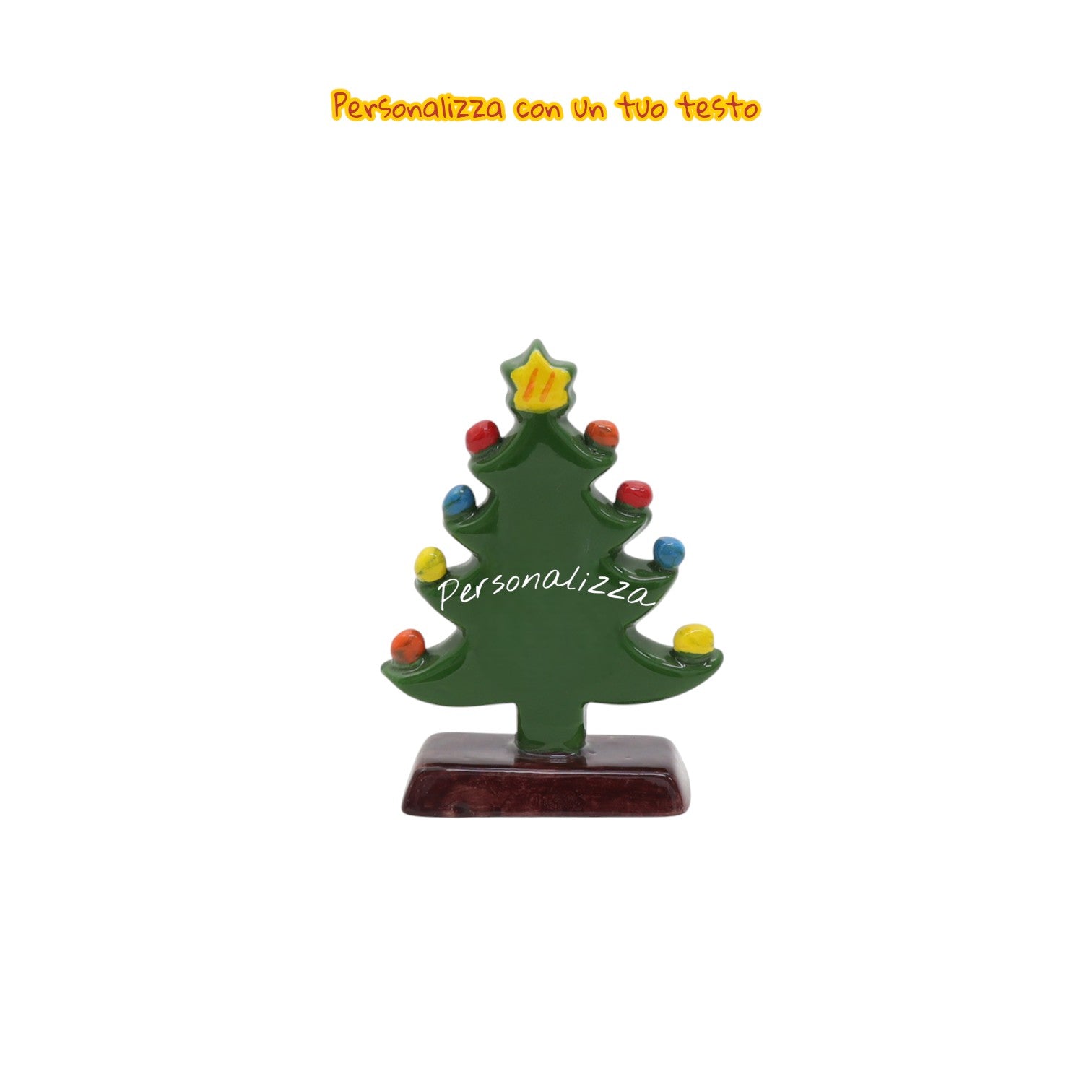Albero di Natale Verde 12cm - Siniscalchi Ceramics