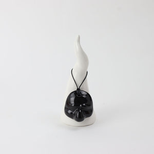 Corno in Ceramica con Maschera di Pulcinella - Siniscalchi Ceramics