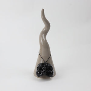 Corno in Ceramica con Maschera di Pulcinella - Siniscalchi Ceramics