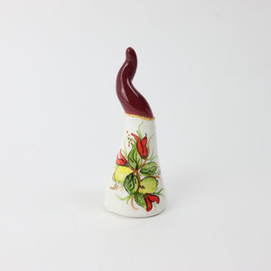 Corno in Ceramica con Dipinto Limoni - Siniscalchi Ceramics