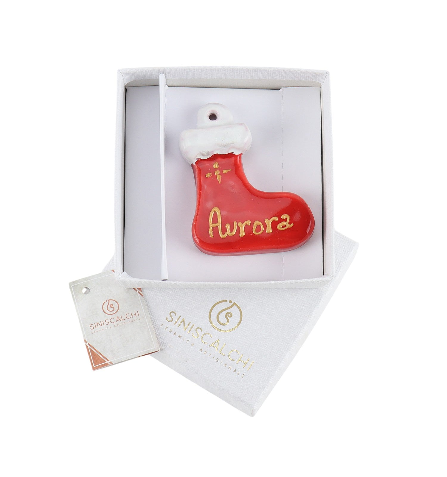 Calza di Natale 6cm - Siniscalchi Ceramics