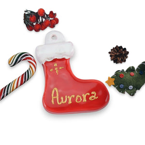 Calza di Natale 6cm - Siniscalchi Ceramics