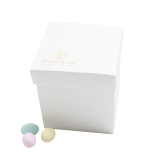 Uova di Pasqua con Rose Giallo 16cm - Siniscalchi Ceramics