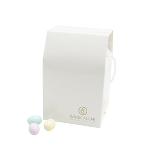Uova di Pasqua con Rose Rosa 13cm - Siniscalchi Ceramics