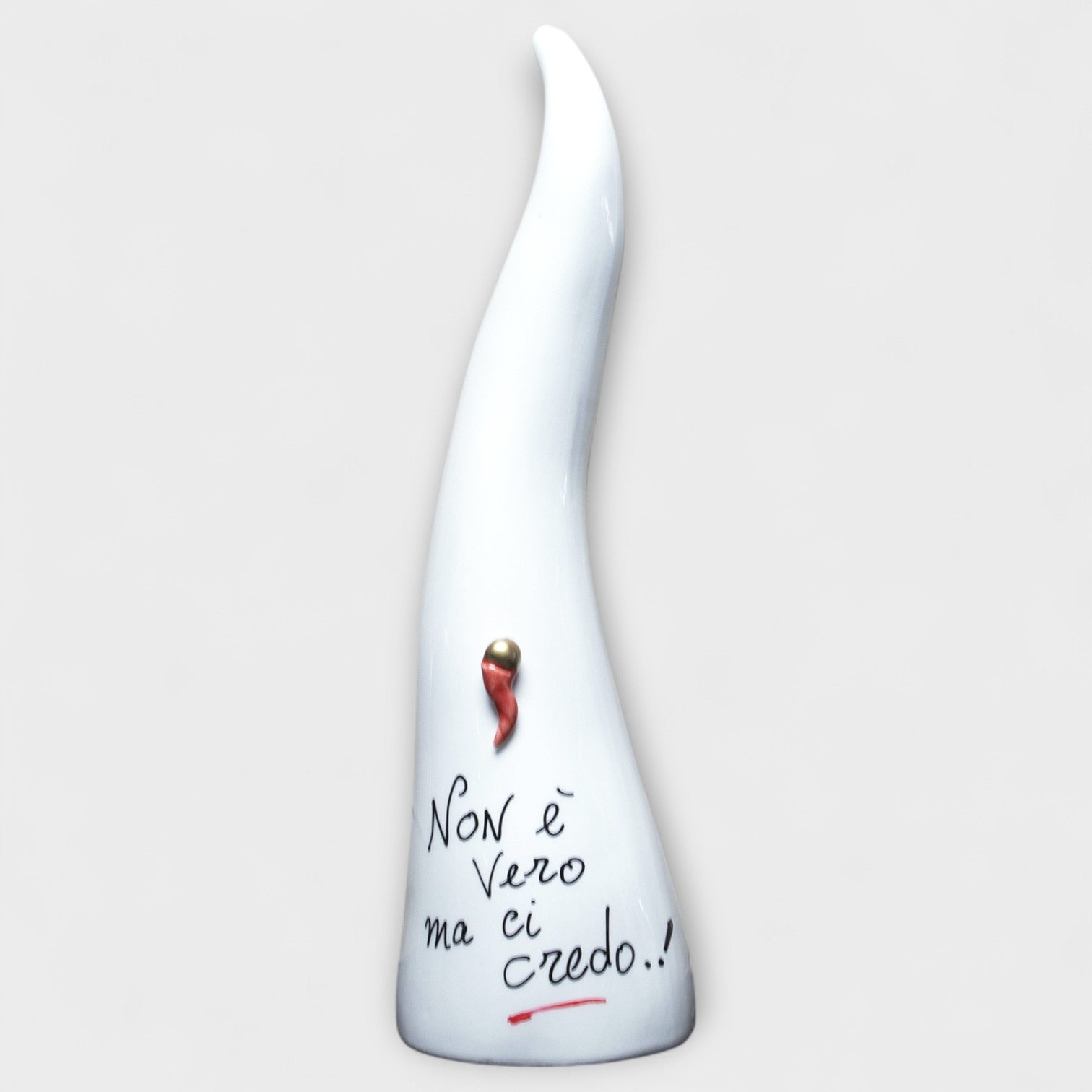 Corno Bianco Personalizzato - Siniscalchi Ceramics