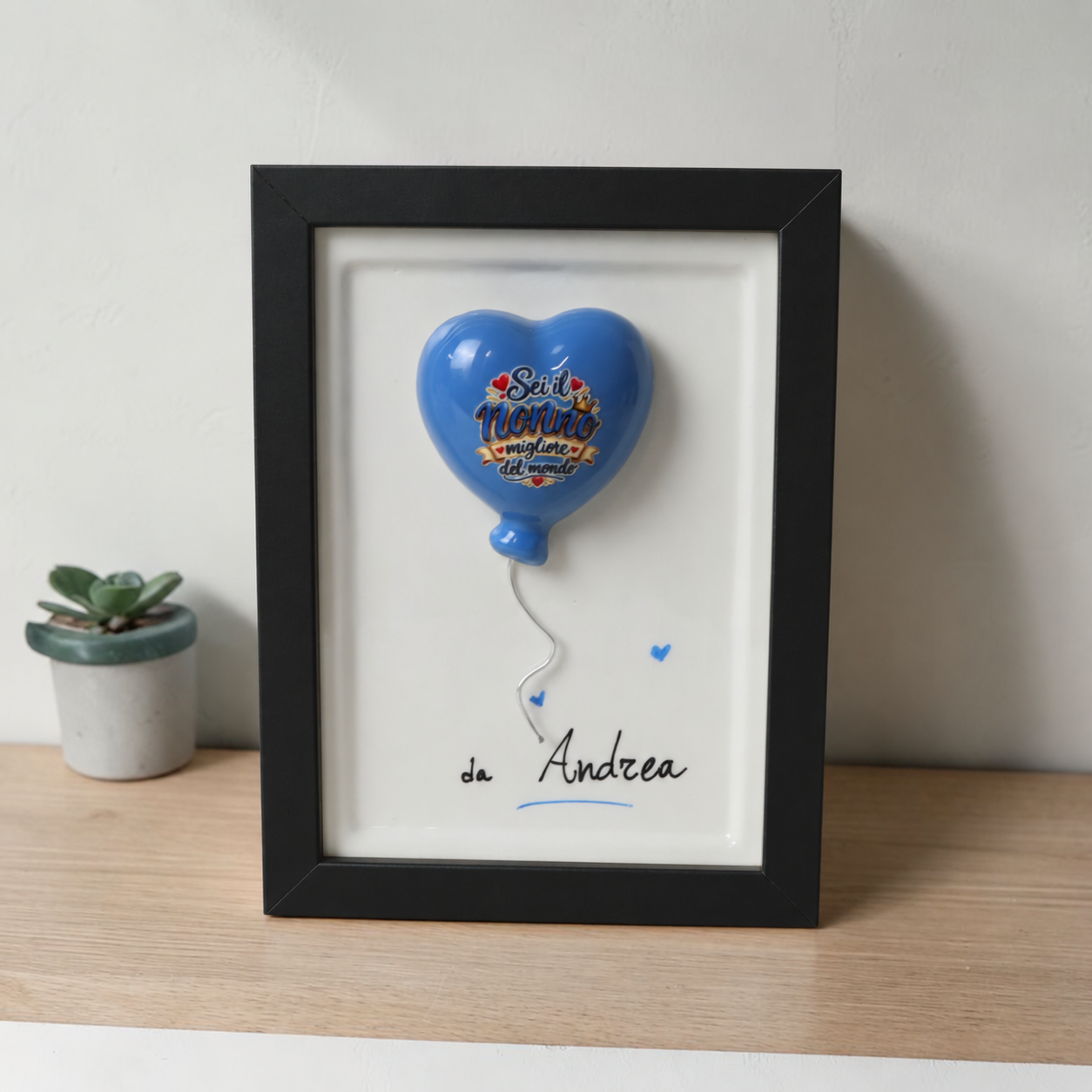 Cornice Regalo con Cuore per il Nonno