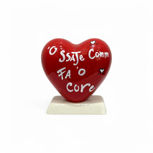 Cuore Rosso Personalizzato 10cm - Siniscalchi Ceramics