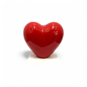 Cuore Rosso Personalizzato 10cm - Siniscalchi Ceramics