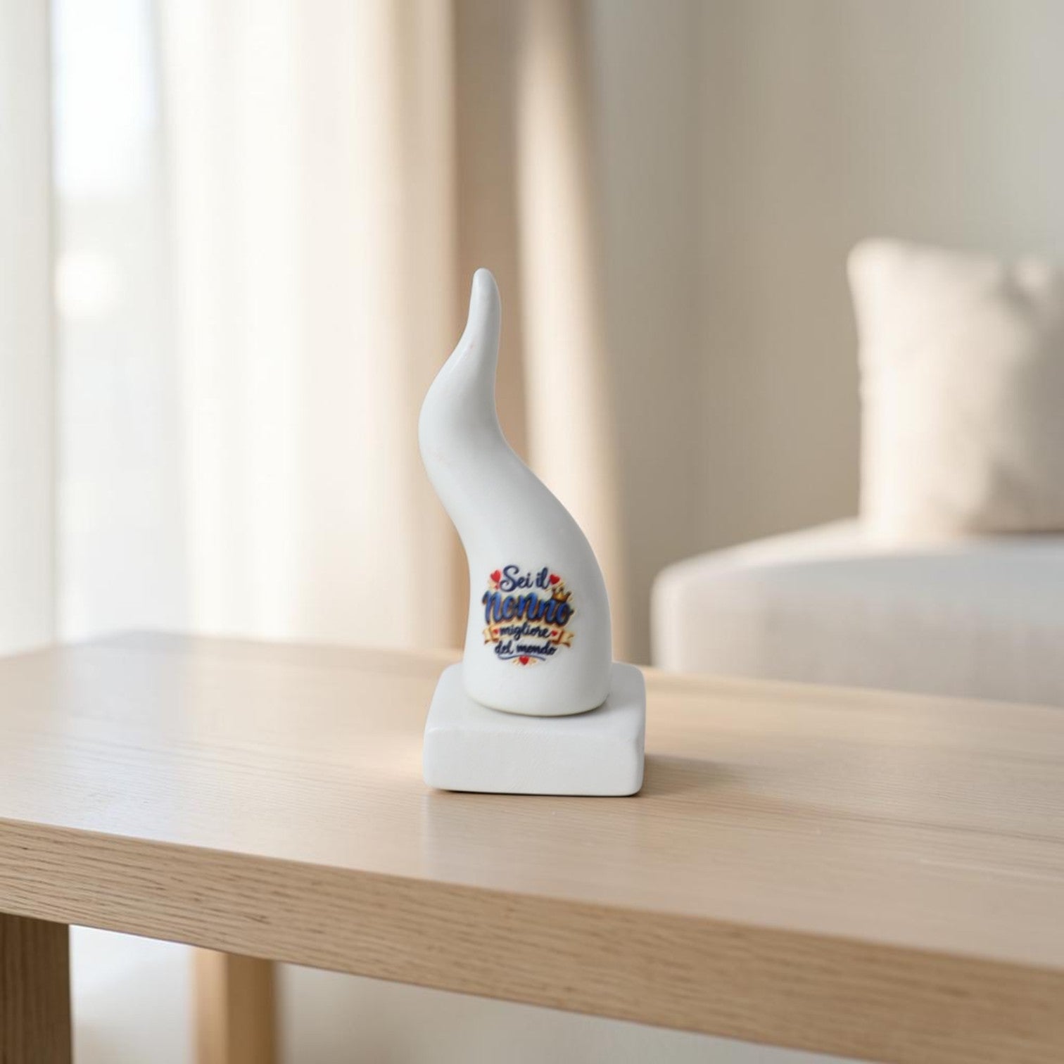 Corno 7cm con base per il Nonno