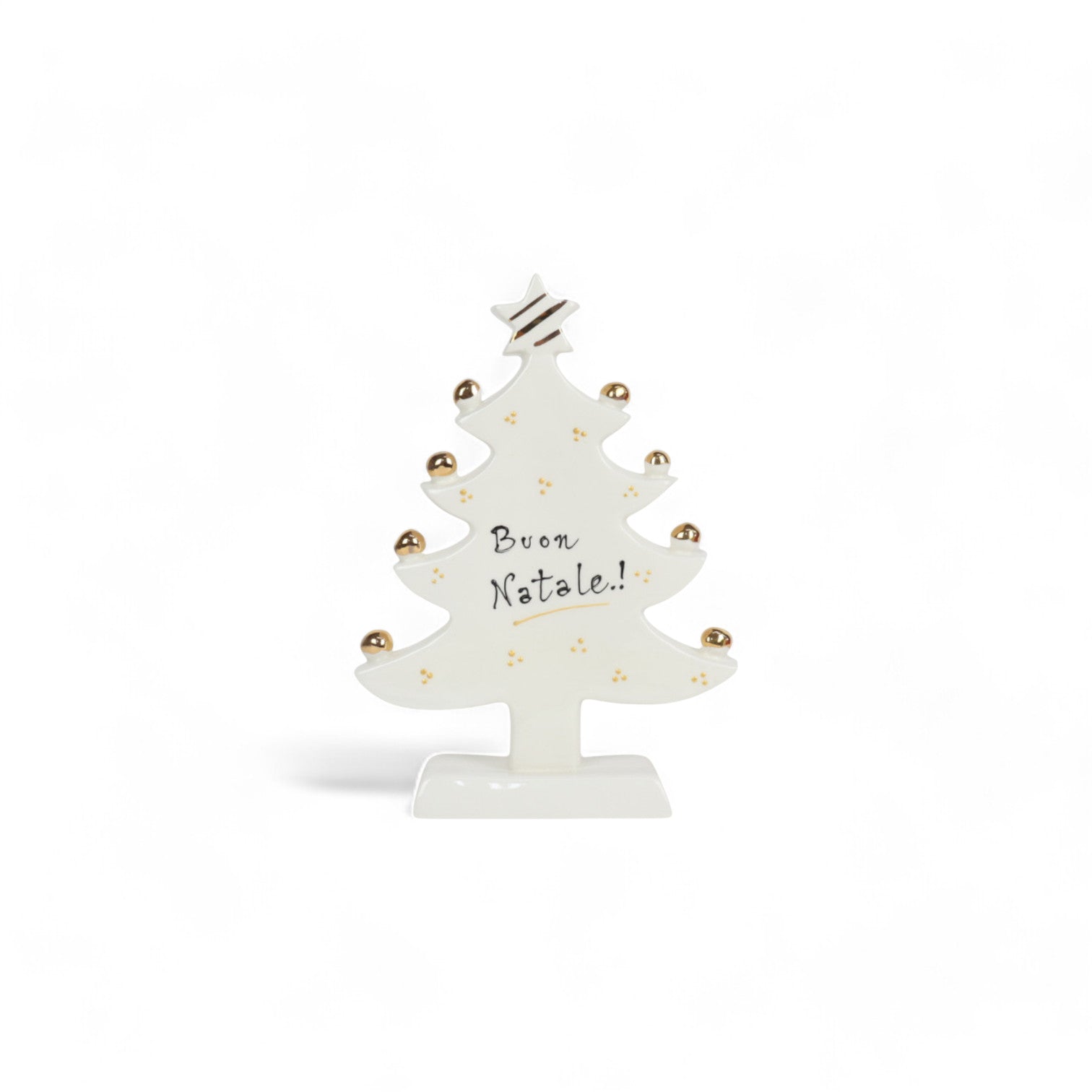 Albero di Natale Slim Oro Brillante - Siniscalchi Ceramics