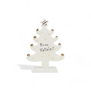 Albero di Natale Slim Oro Brillante - Siniscalchi Ceramics