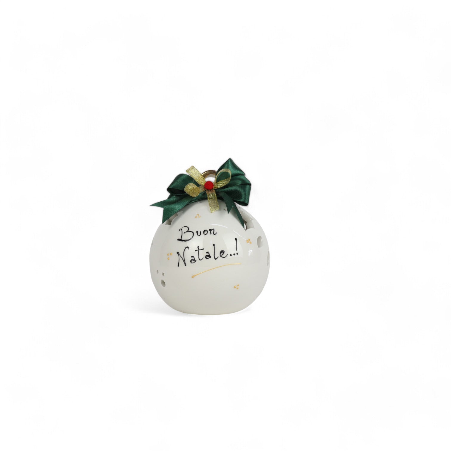 Pallina di Natale Bianca