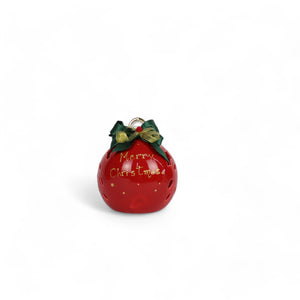 Pallina di Natale Rossa - Siniscalchi Ceramics