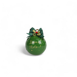 Pallina di Natale Verde - Siniscalchi Ceramics