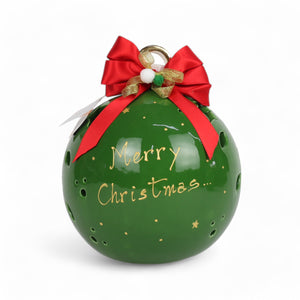 Pallina di Natale Verde 22cm - Siniscalchi Ceramics
