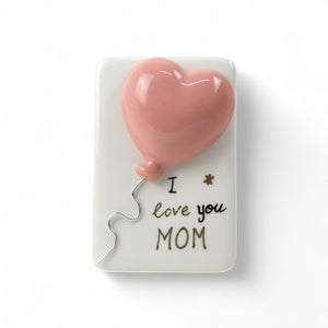 Quadretto con Cuore Rosa - Siniscalchi Ceramics