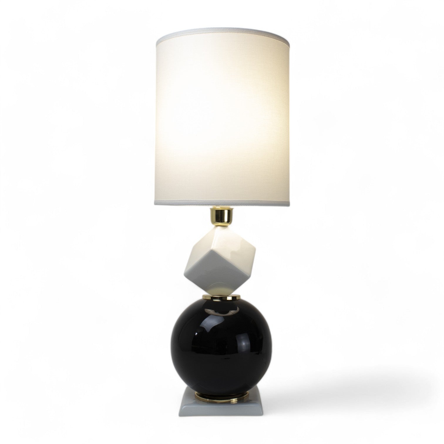 Lume Kubik 70cm Nero - Siniscalchi Ceramics