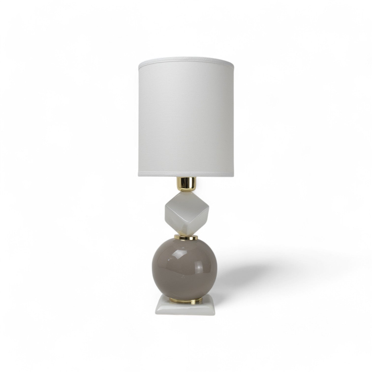 Lume Kubik 46cm Tortora - Siniscalchi Ceramics