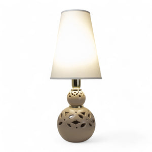 Lume Sfera Oriente 60cm Nocciola - Siniscalchi Ceramics