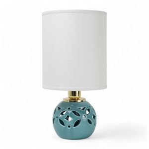 Lume Sfera Oriente 36cm Acquamarina - Siniscalchi Ceramics