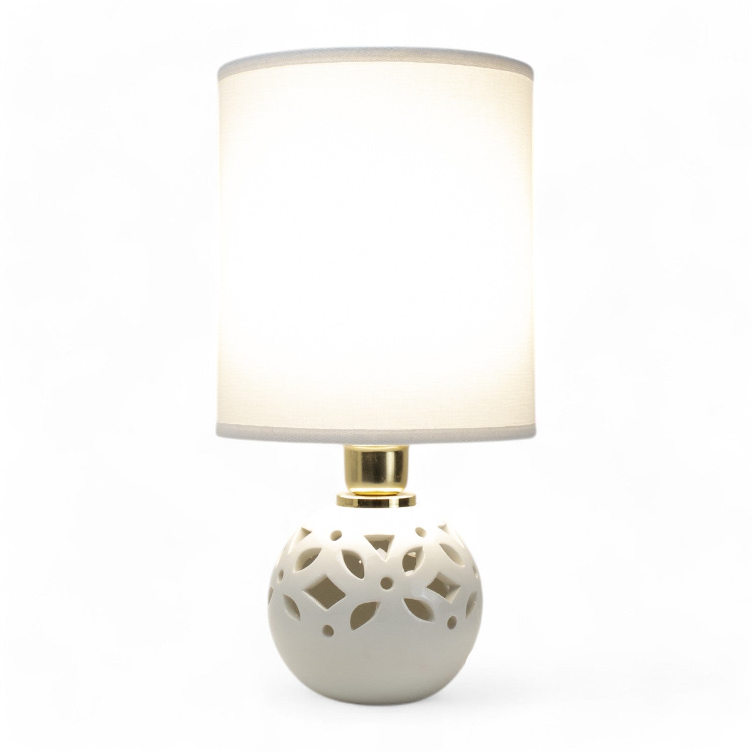 Lume Sfera Oriente 36cm Bianco - Siniscalchi Ceramics