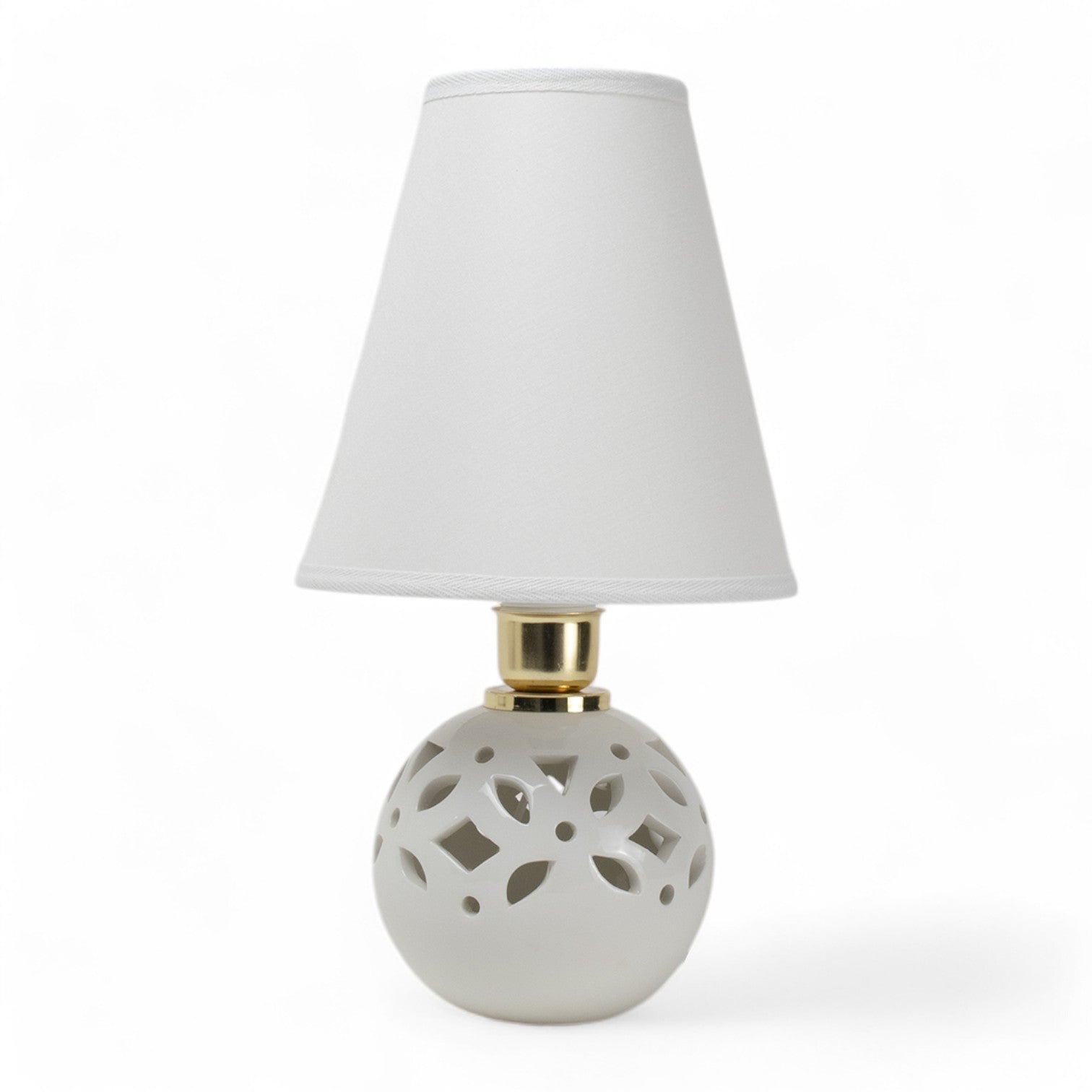 Lume Sfera Oriente 36cm Bianco - Siniscalchi Ceramics