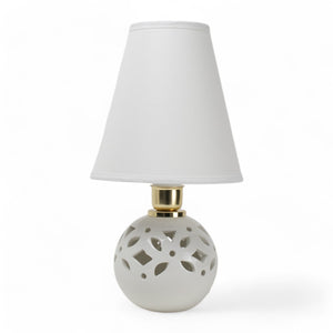 Lume Sfera Oriente 36cm Bianco - Siniscalchi Ceramics